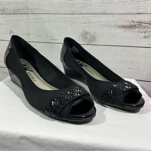 Anne Klein CHRISTAL Sport Black Dress Shoes with Sparkle